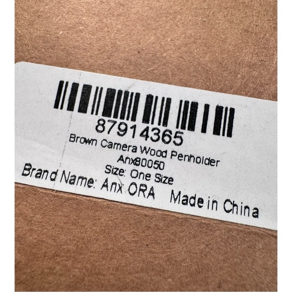 Wood Instax Mini 90 Camera Pen Holder Cup, brown, office, WFH, organizer gift - Picture 12 of 12